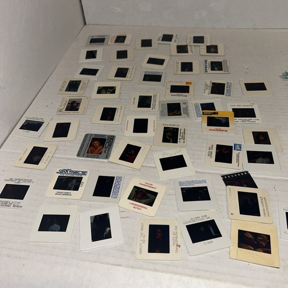 50 Vintage Photo Slides Kodak & Others Hollywood Film Movie Actor Lot C3